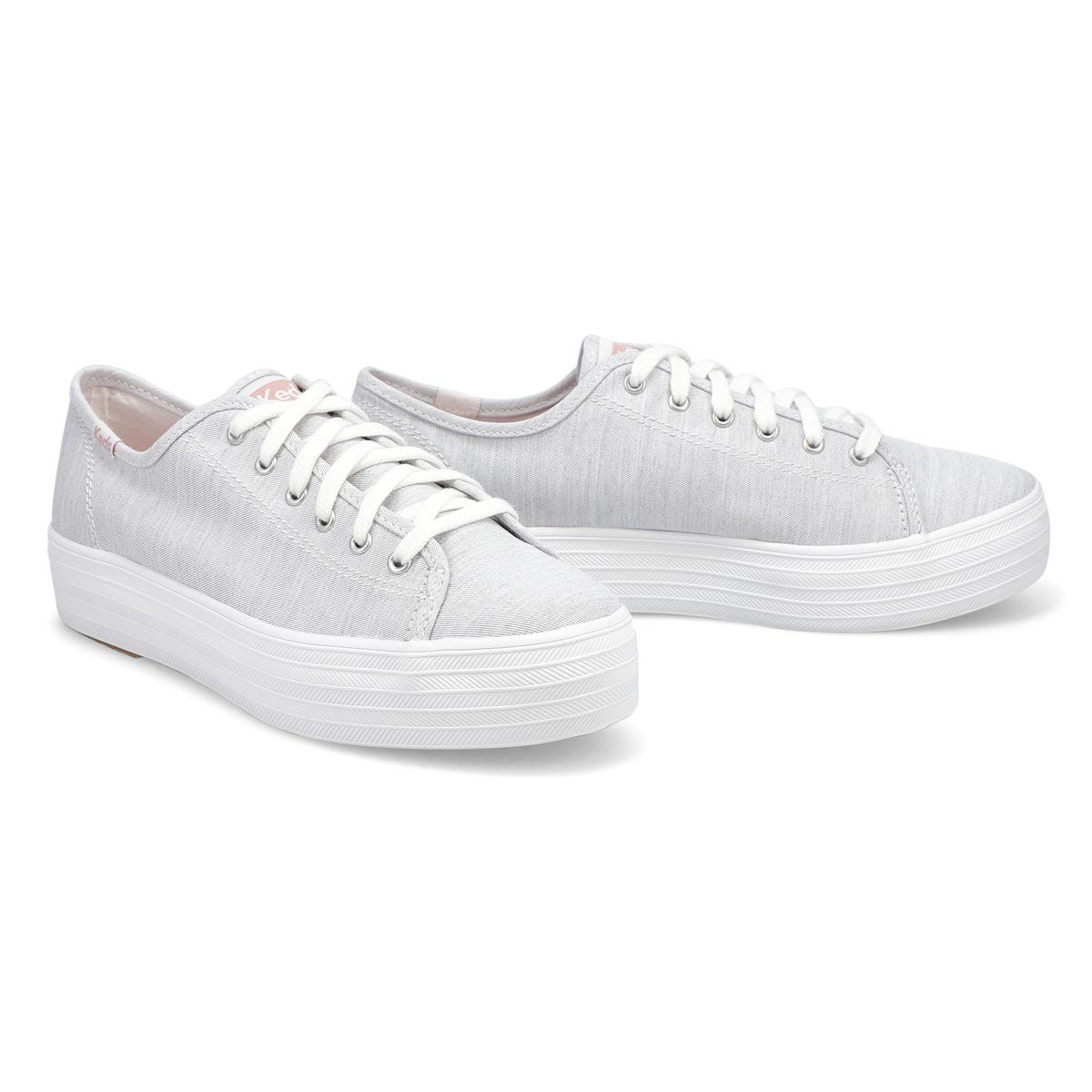 Keds Women's Triple Kick Transparent Mesh Sne