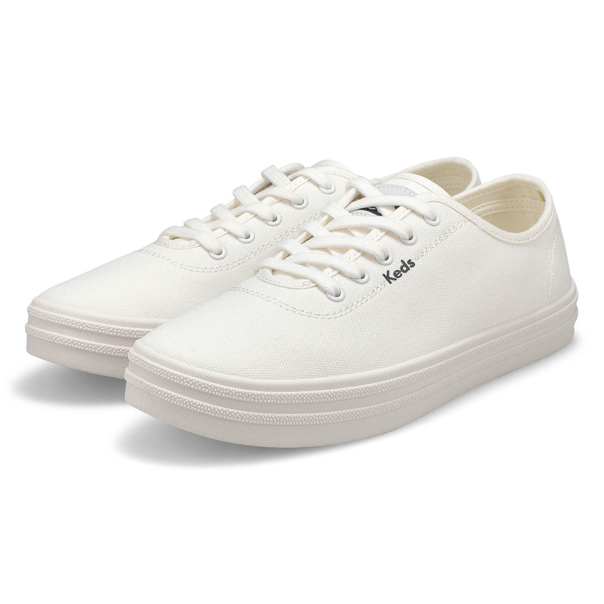 Keds Women's Breezie Platform Sneaker - White | SoftMoc.com