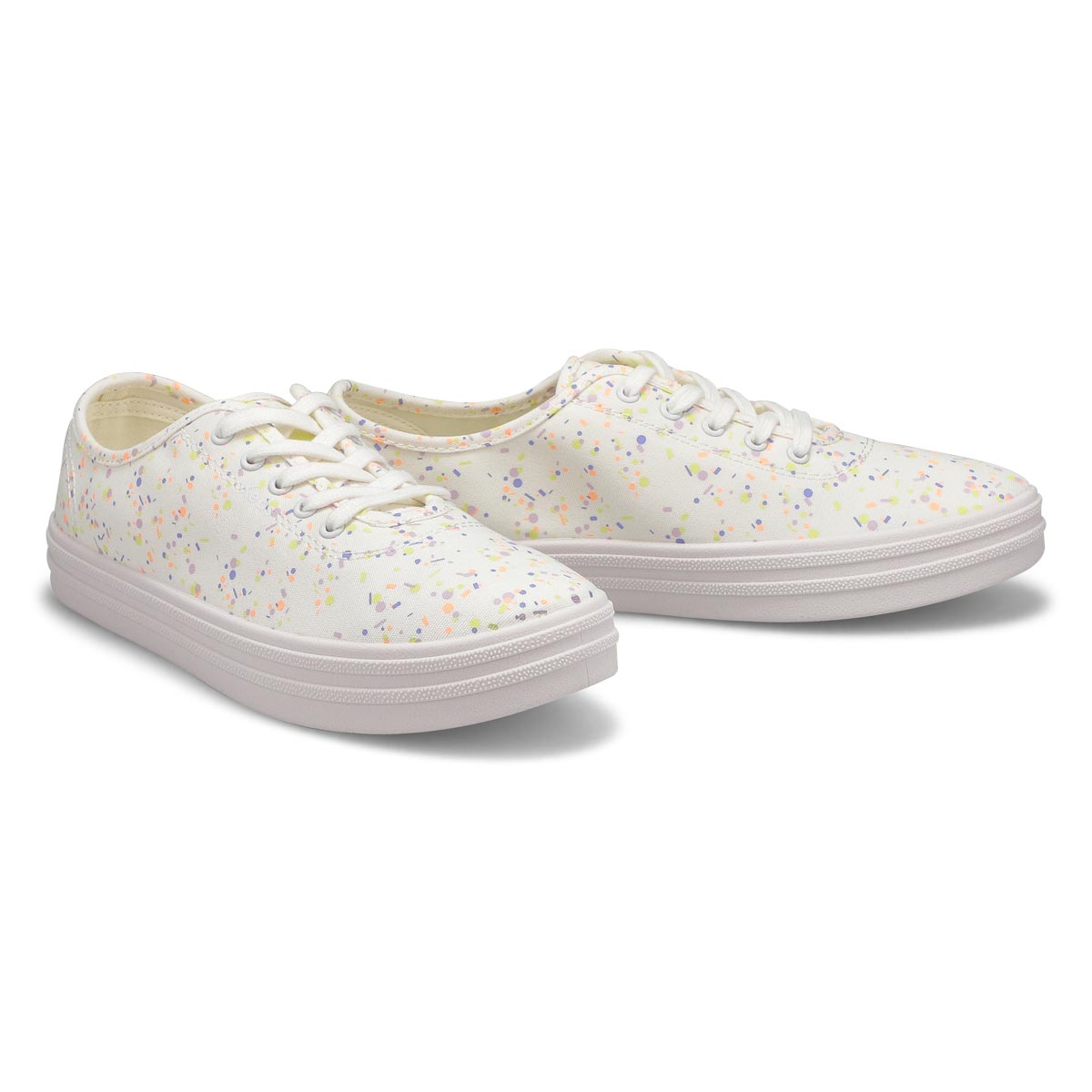 Women's Breezie Platform Sneaker - White/Multi