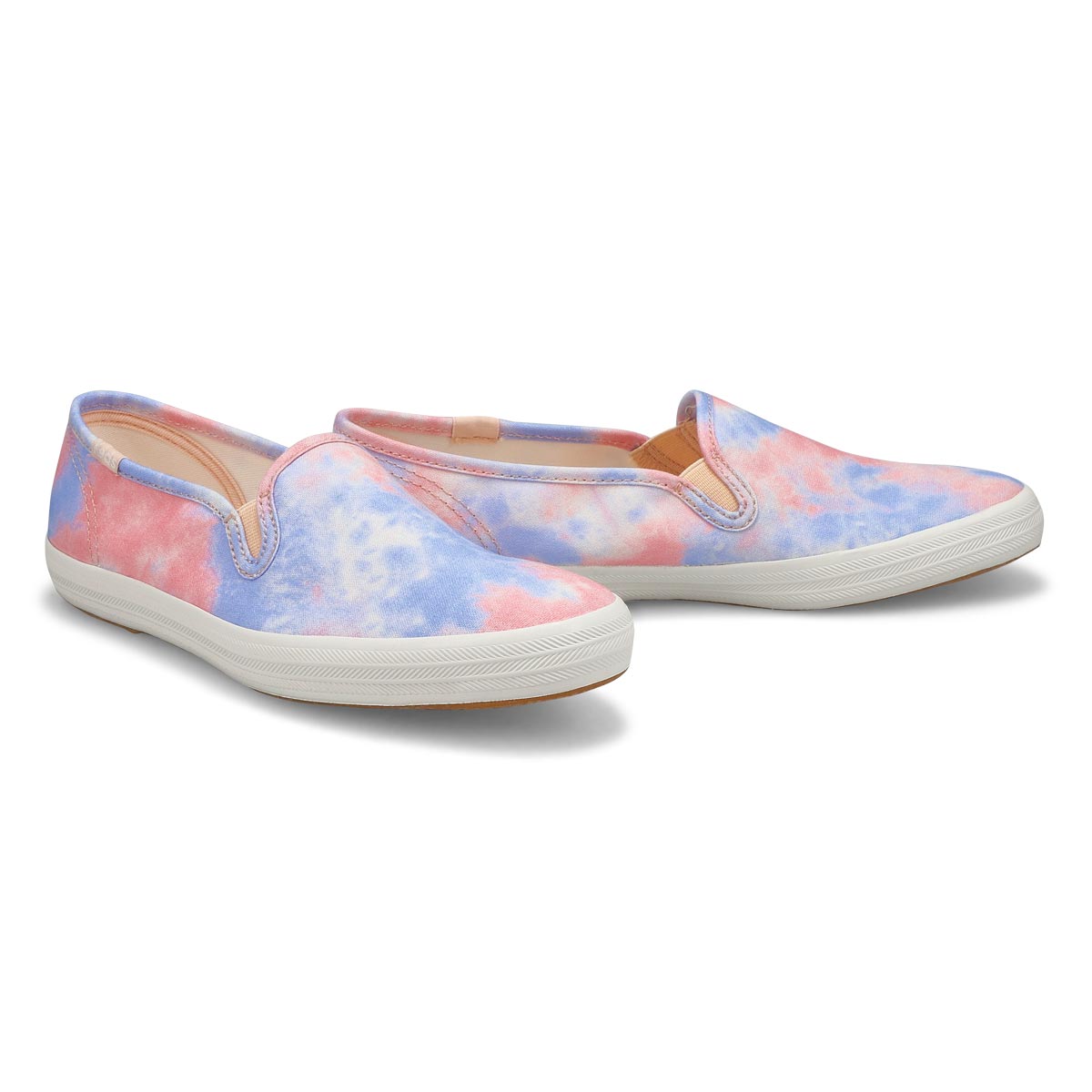 Women's Champion Slip On Sneaker-Tiedye PInk/Blue