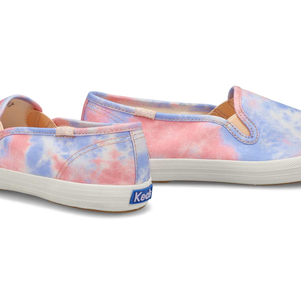 Women's Champion Slip On Sneaker-Tiedye PInk/Blue