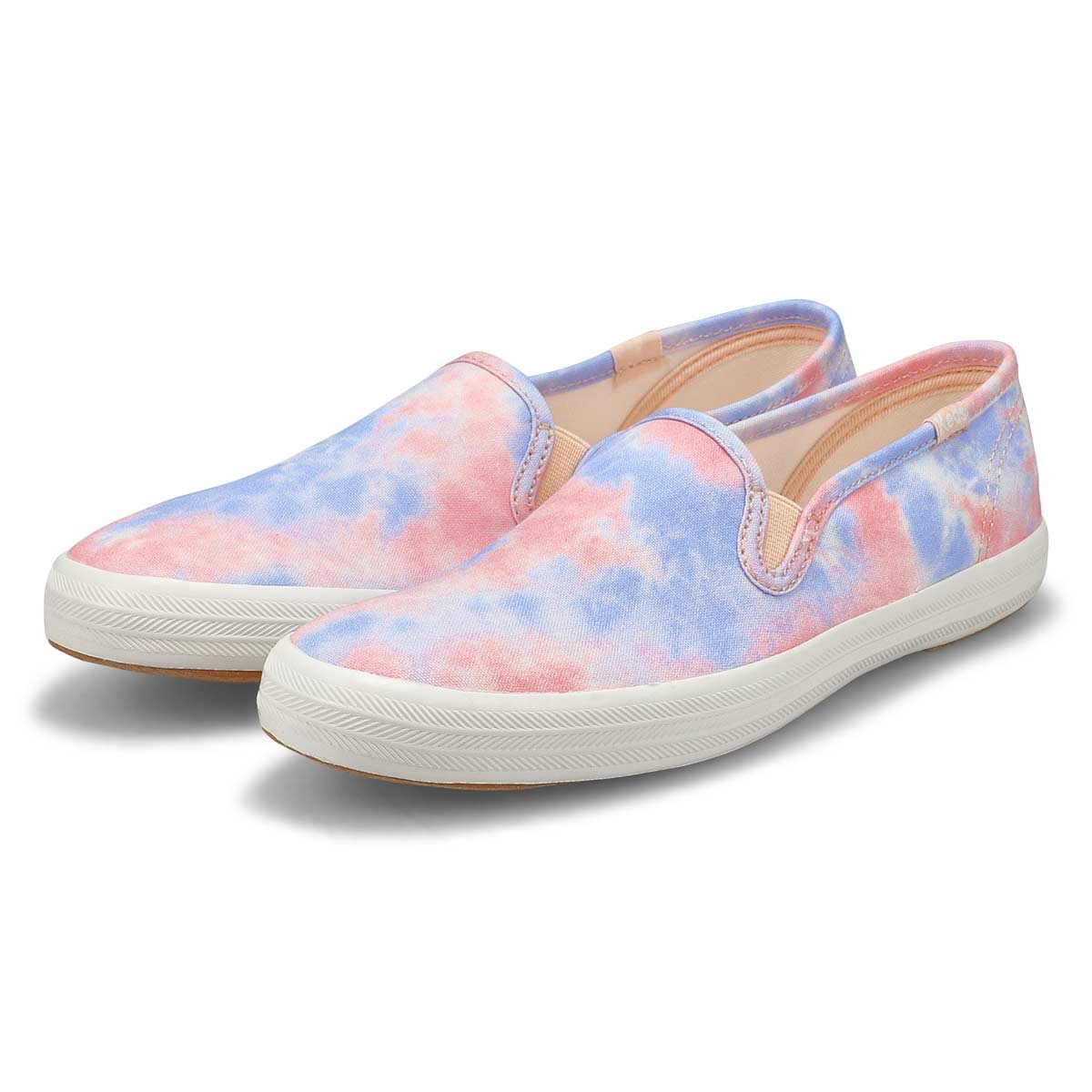 Women's Champion Slip On Sneaker-Tiedye PInk/Blue