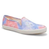 Women's Champion Slip On Sneaker-Tiedye PInk/Blue