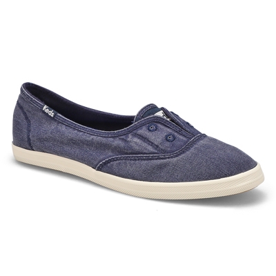 Lds Chillax Mini Slip On Sneaker - Navy