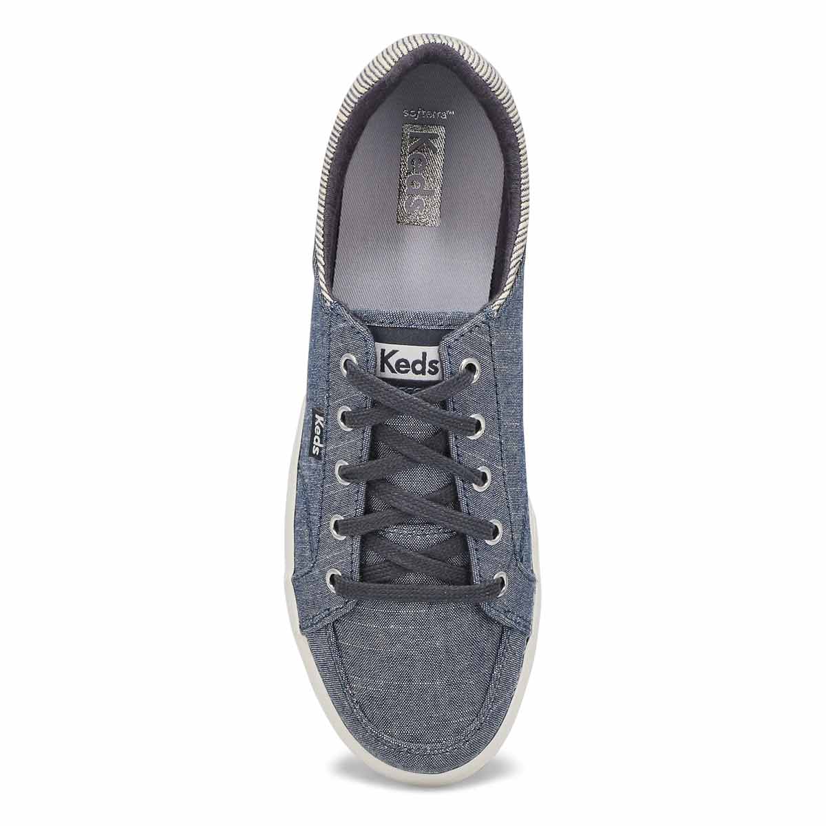 Keds Center II Dark Grey Chambray Sneakers WF65938 