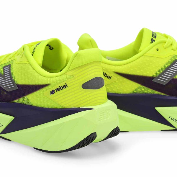 Womens's FuelCell Rebel V5 L Performance Sneaker - Alkaline Green/Boysenberry