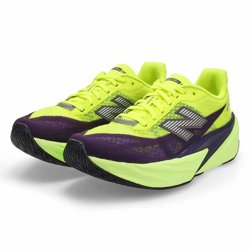 Womens's FuelCell Rebel V5 L Performance Sneaker - Alkaline Green/Boysenberry