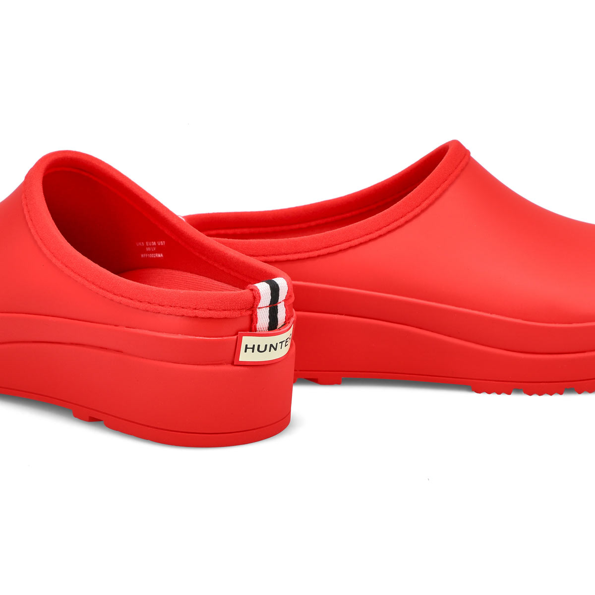 Hunter Women's Original Play Clog Logo Red