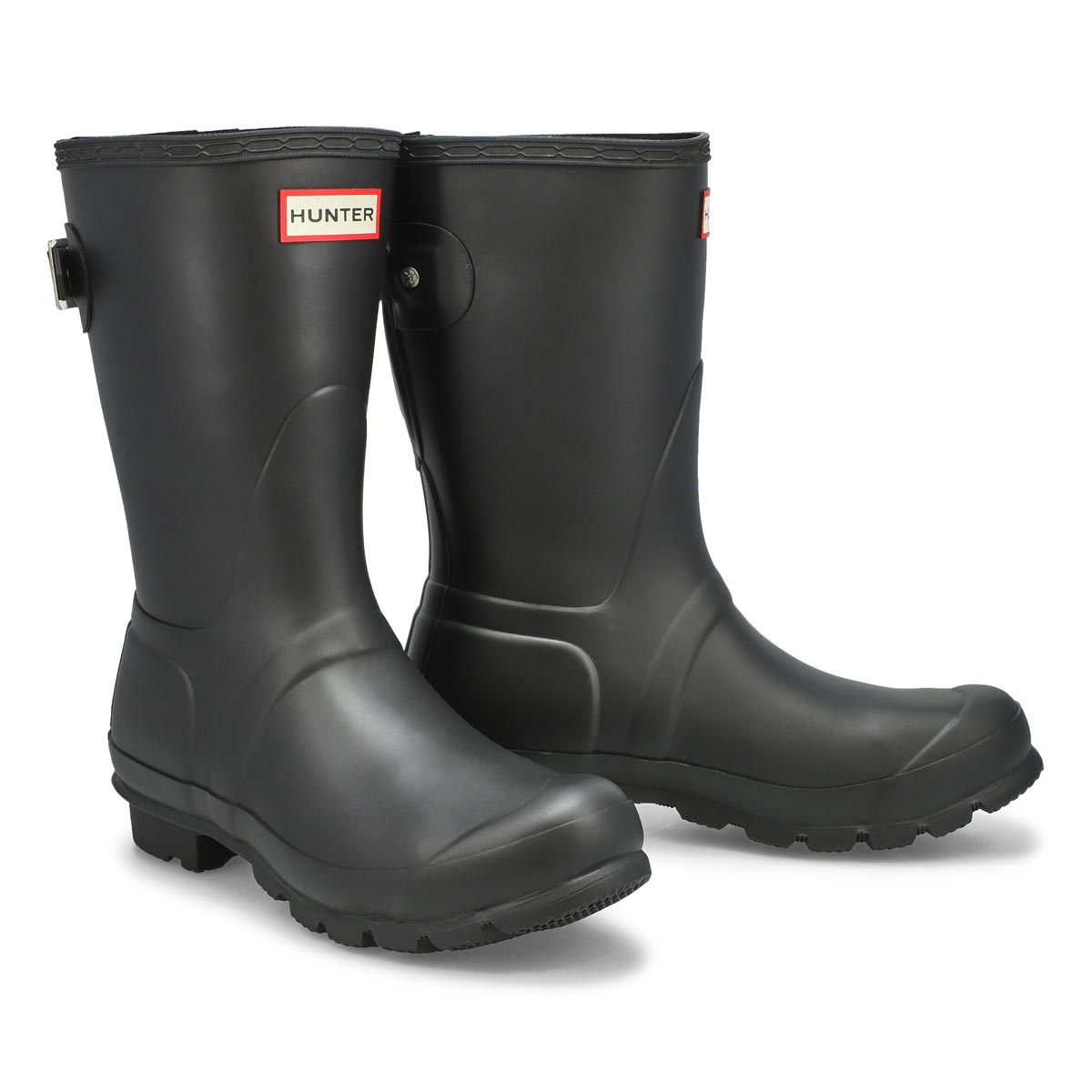 Women's Original Back Adjustable Short Rainboot - Black