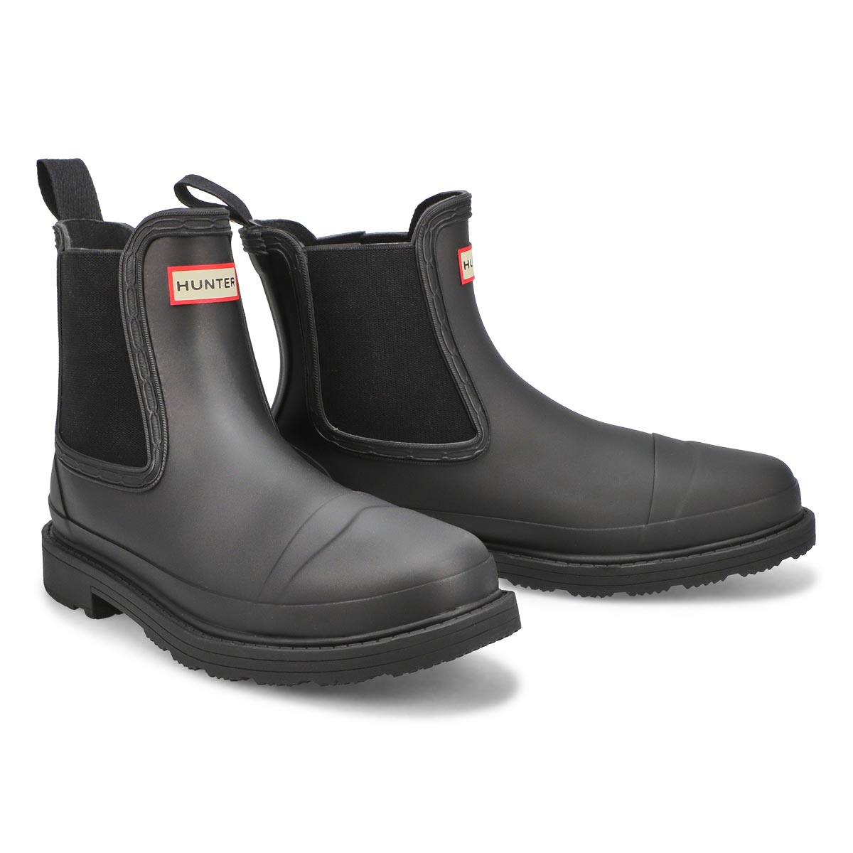 Botte de pluie COMMANDO CHELSEA, noir, femmes