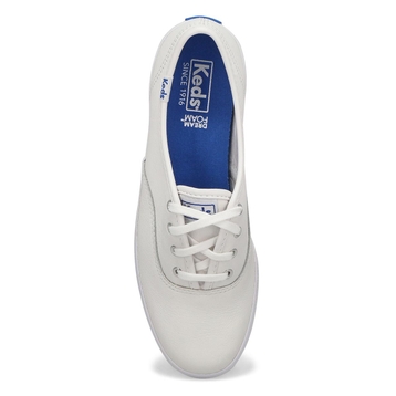 Espadrilles en cuir CHAMPION OXFORD, blanc, femmes