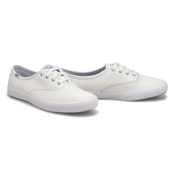 Espadrilles en cuir CHAMPION OXFORD, blanc, femmes