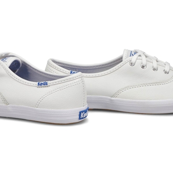 Women's Champion Leather Sneaker - White