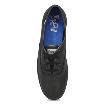 Women's Champion Leather Sneaker - Black