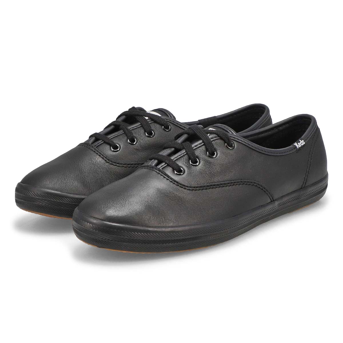 Women's Champion Leather Sneaker - Black