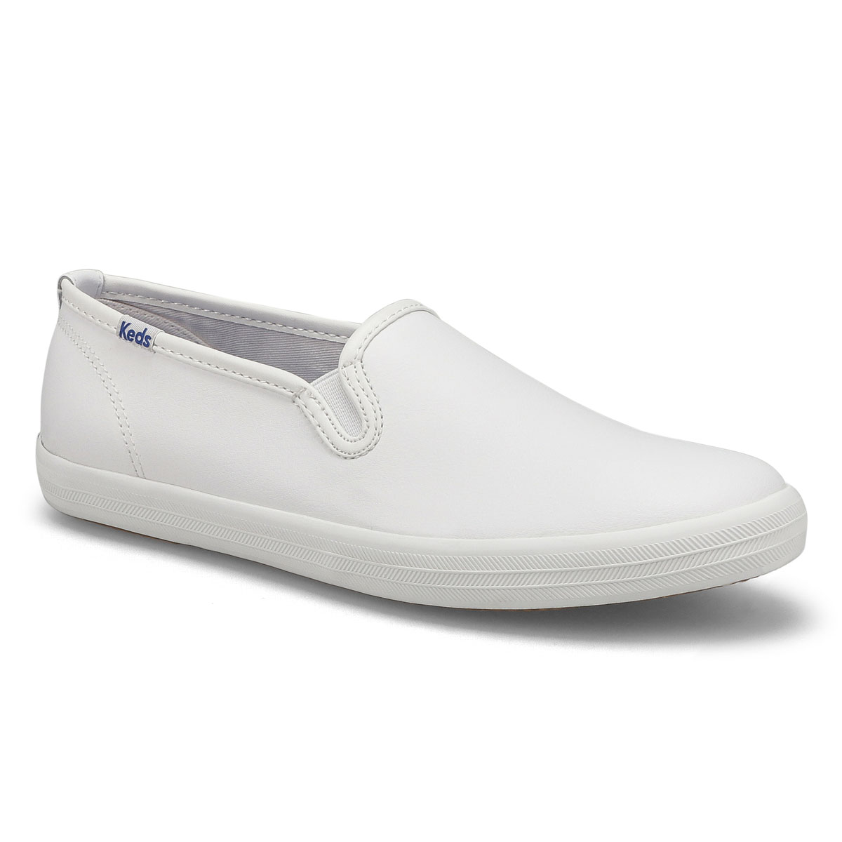 Keds Women's Champion Slip On Sneaker - White | SoftMoc.com