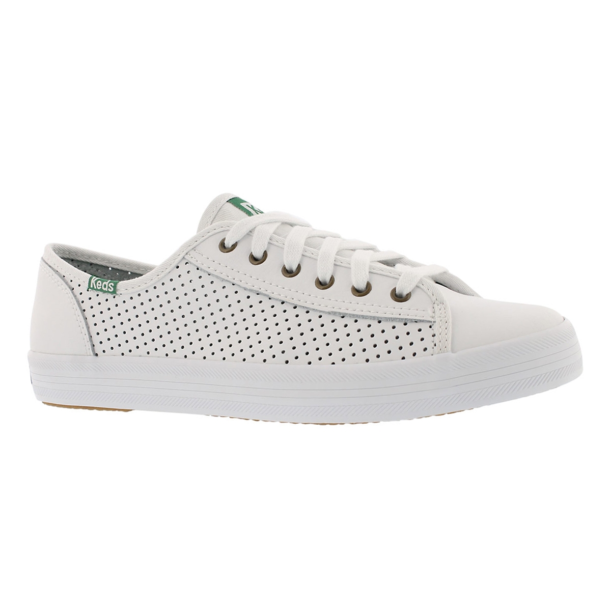 keds kickstart perforated leather sneakers