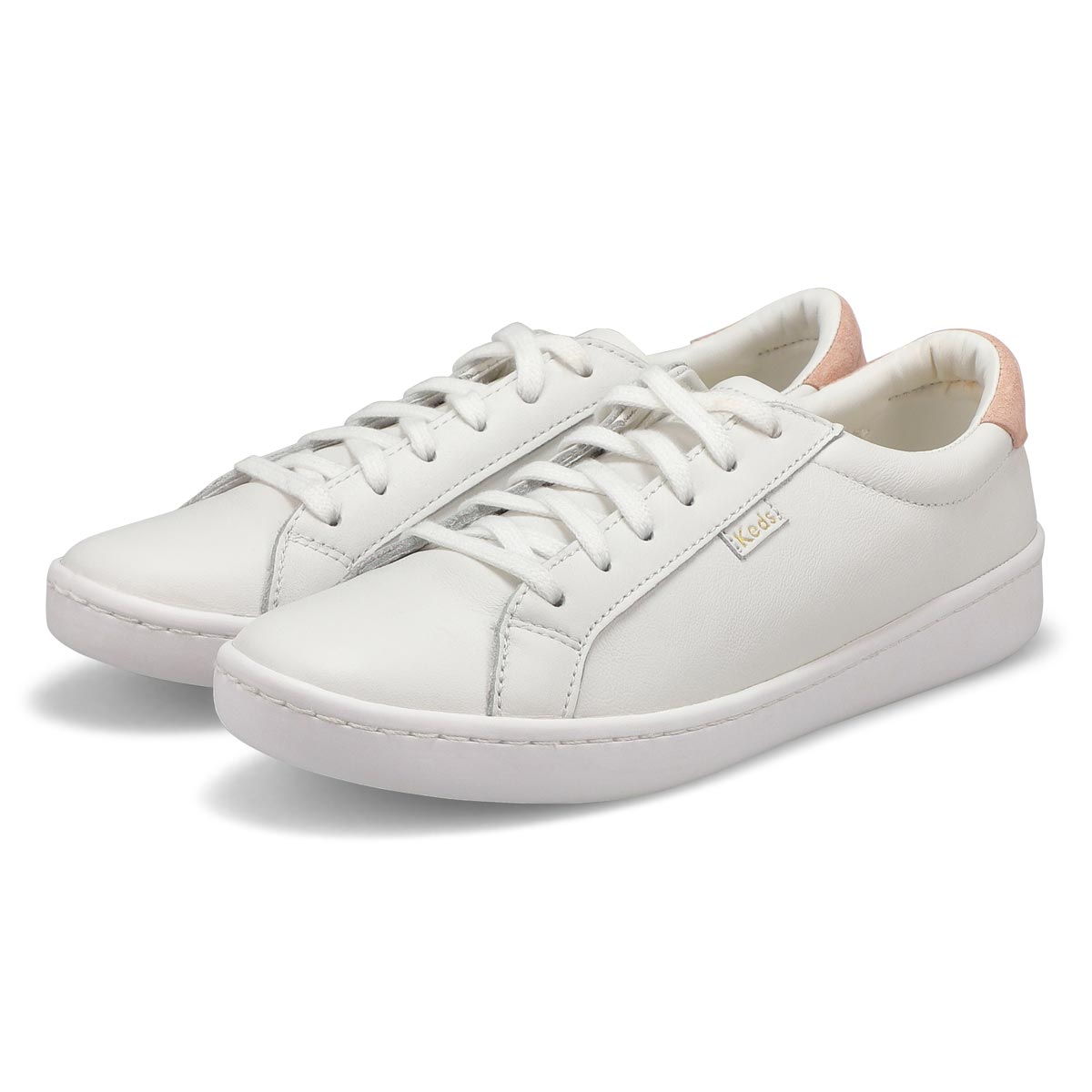 Women's Ace Sneaker -  White/Blush