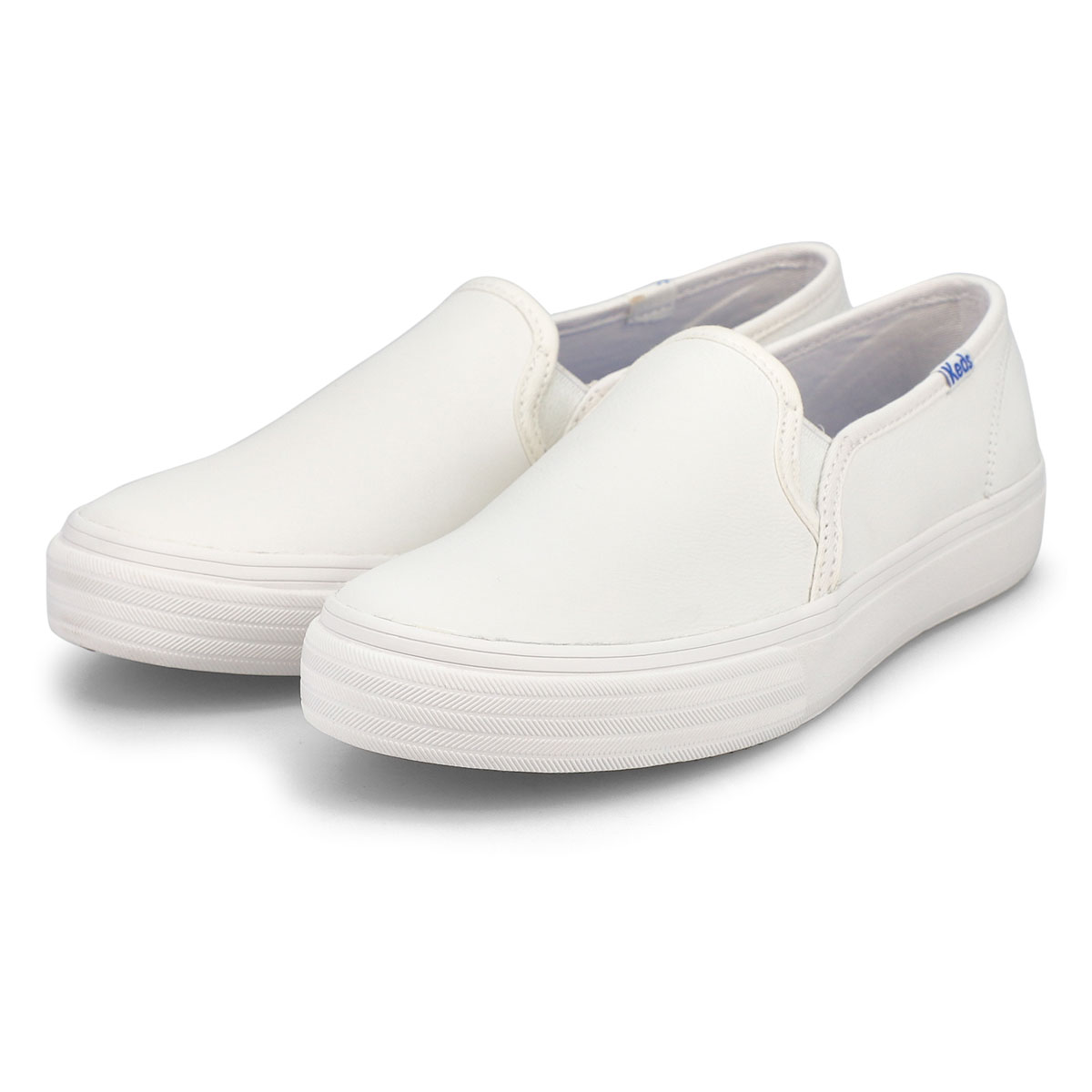 Keds Women's Double Decker Sneaker - White Le | SoftMoc.com