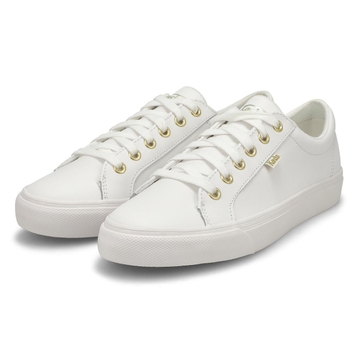 Espadrilles mode JUMP KICK, blanc/doré, femmes