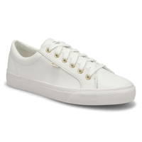 Espadrilles mode JUMP KICK, blanc/doré, femmes