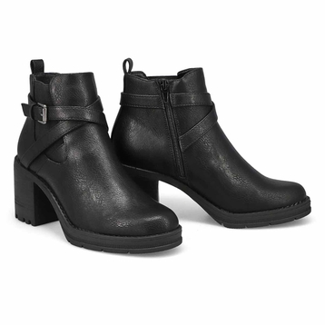 Women's Winnie Heeled Ankle Boot - Black
