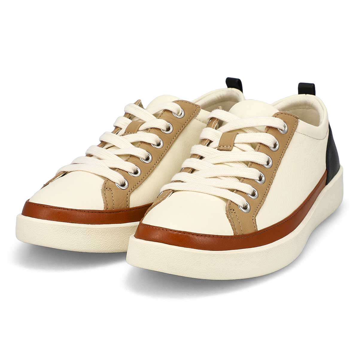 Women's  Winny Casual Lace Up Sneaker - Ivory/Black