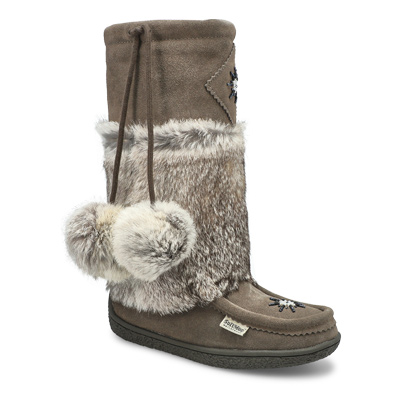 Lds Winter Niska 2 Waterproof SoftMocs - Grey