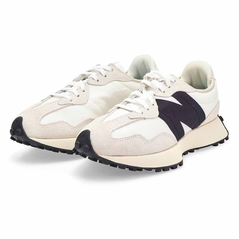 Women's  327 Lace Up Sneaker - Beige/White