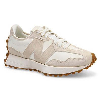 Lds 327 Lace Up Sneaker - Beige