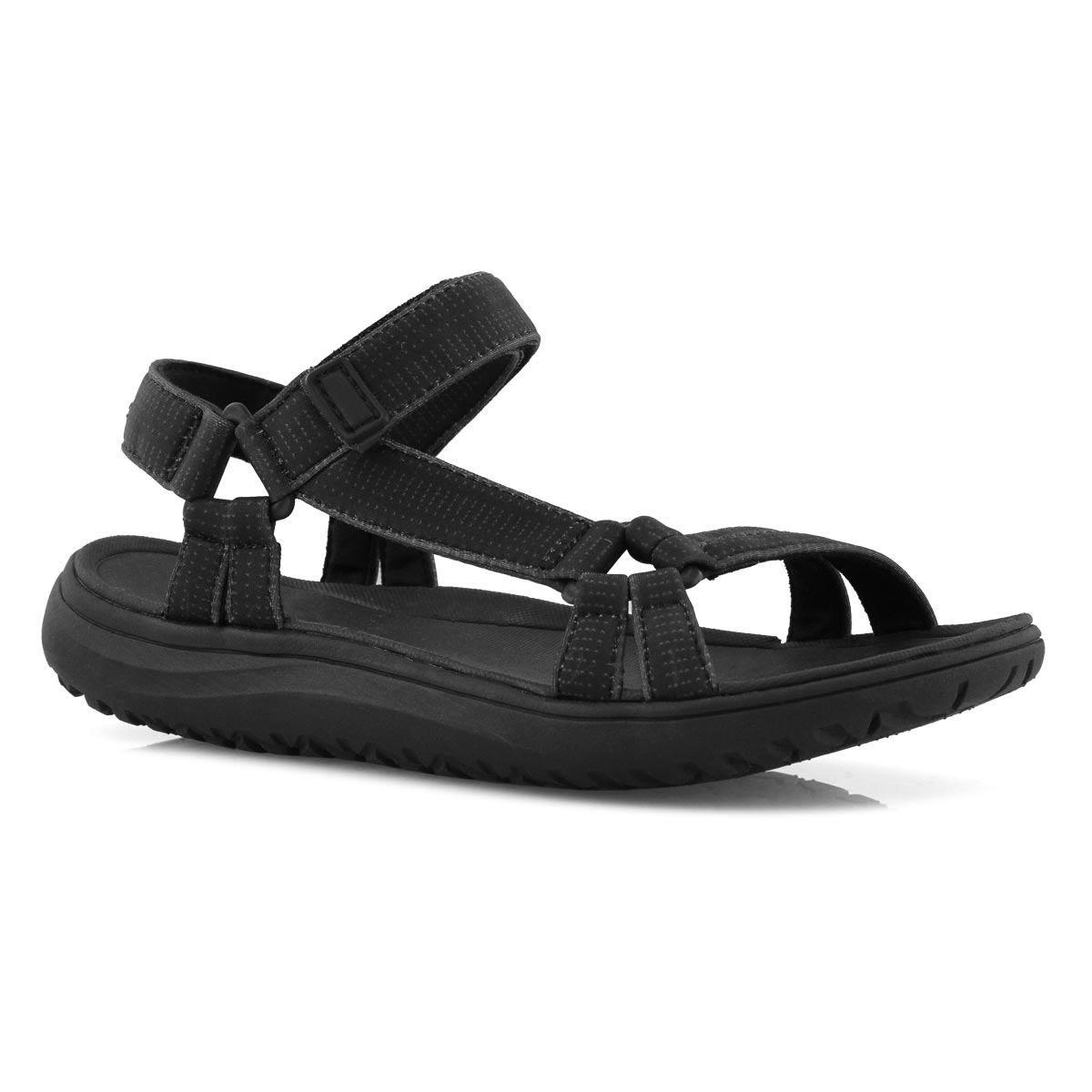 womens black athletic sandals