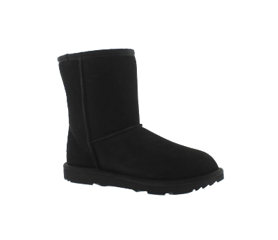 UGG Girl s Classic II Sheepskin Boot Black SoftMoc USA