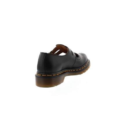 8065 Smooth Leather Mary Jane Shoes, Black