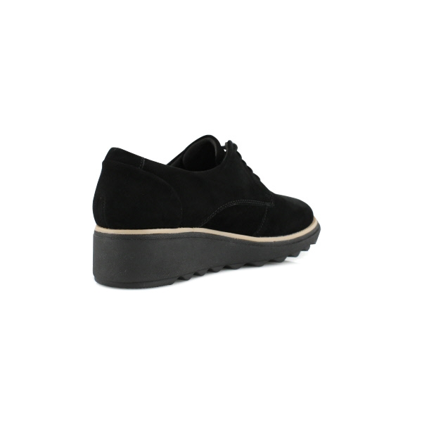 clarks sharon noel black nubuck