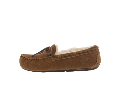 UGG Girl's Dakota Suede Moccasin - Chestnut | SoftMoc.com