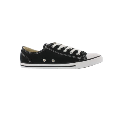 converse dainty ox black