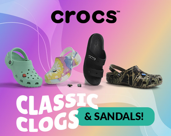 Crocs - Classic Clogs & Sandals! 