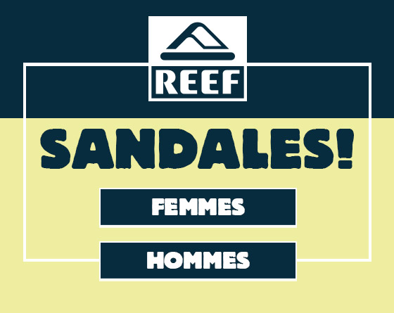 Reef - Sandales! Magasinez les modèles pour femmes et hommes