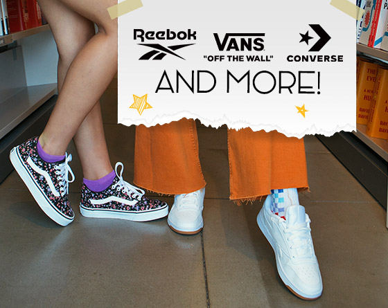 Reebok, Vans, Converse & More!