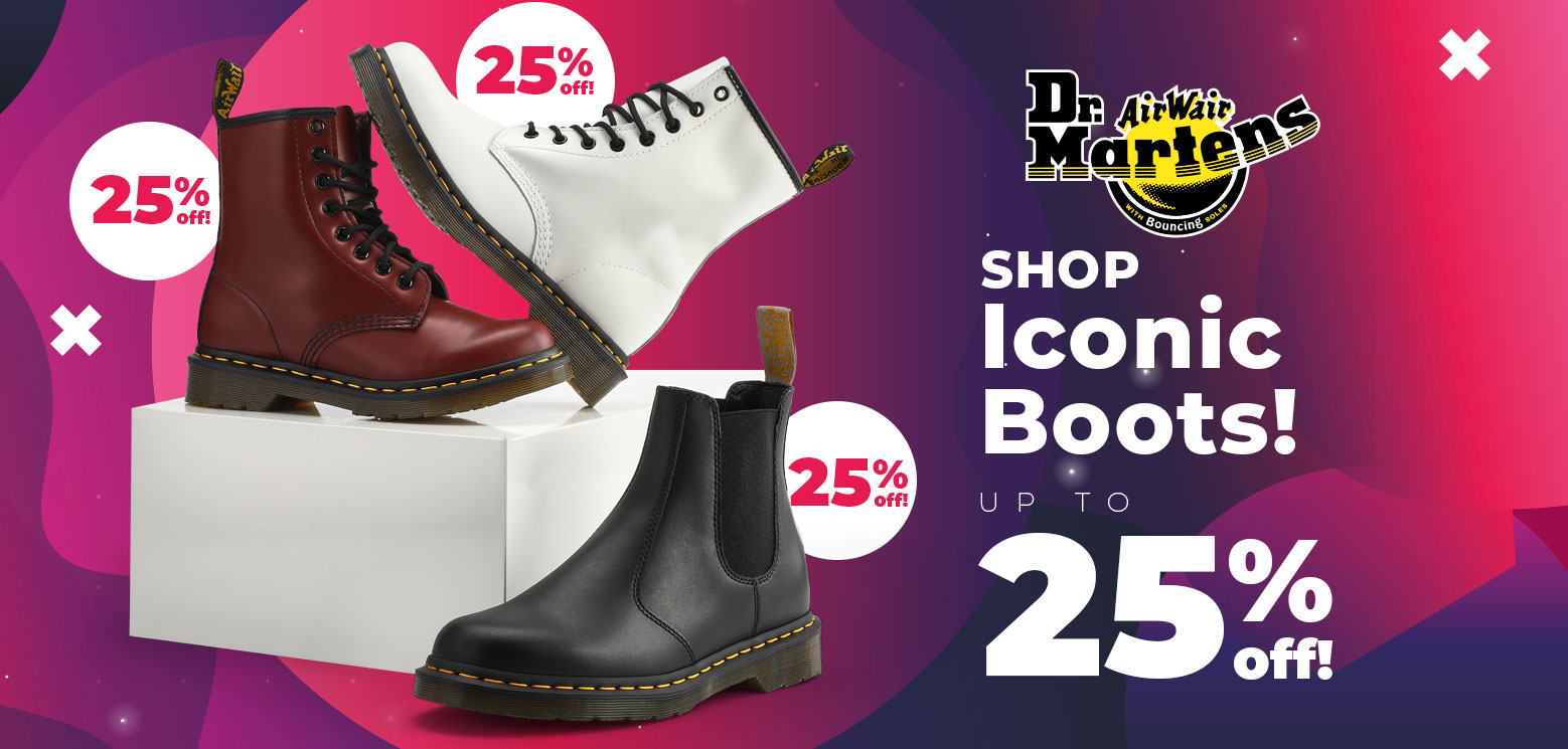 Dr Martens - Up to 25% Off! Shop Iconic Boots & Shoes!